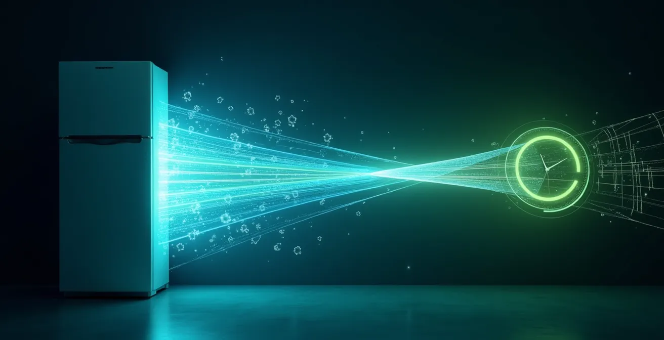 Système de gestion intelligente de l'énergie avec frigo connecté et compteur Linky